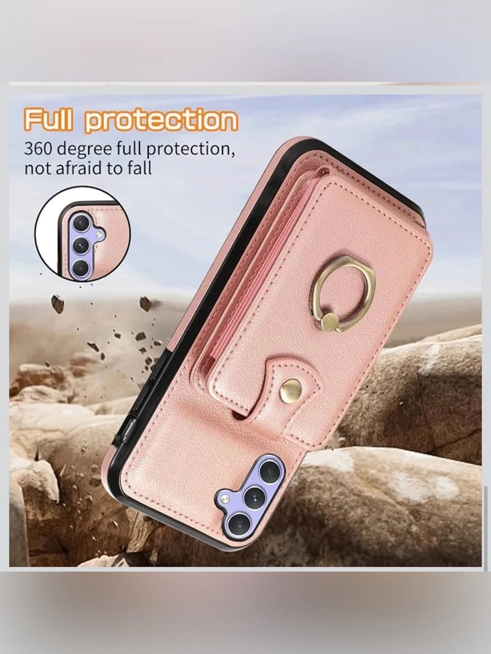 As U Wish Pink Crossbody Phone Wallet Case with Strap Samsung (S) 10
